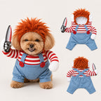 Scary Doll Dog Costume