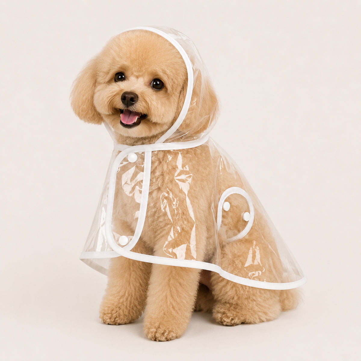 Transparent Dog Raincoat