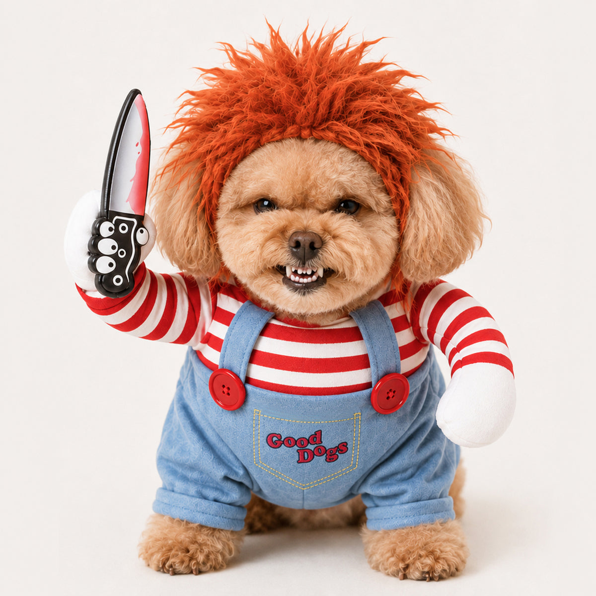 Scary Doll Dog Costume