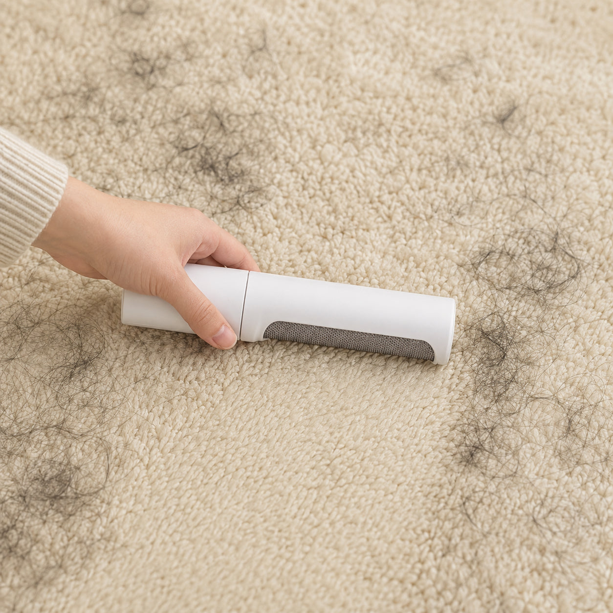 Reusable Pet Hair Remover – Self-Cleaning Fur & Lint Brush