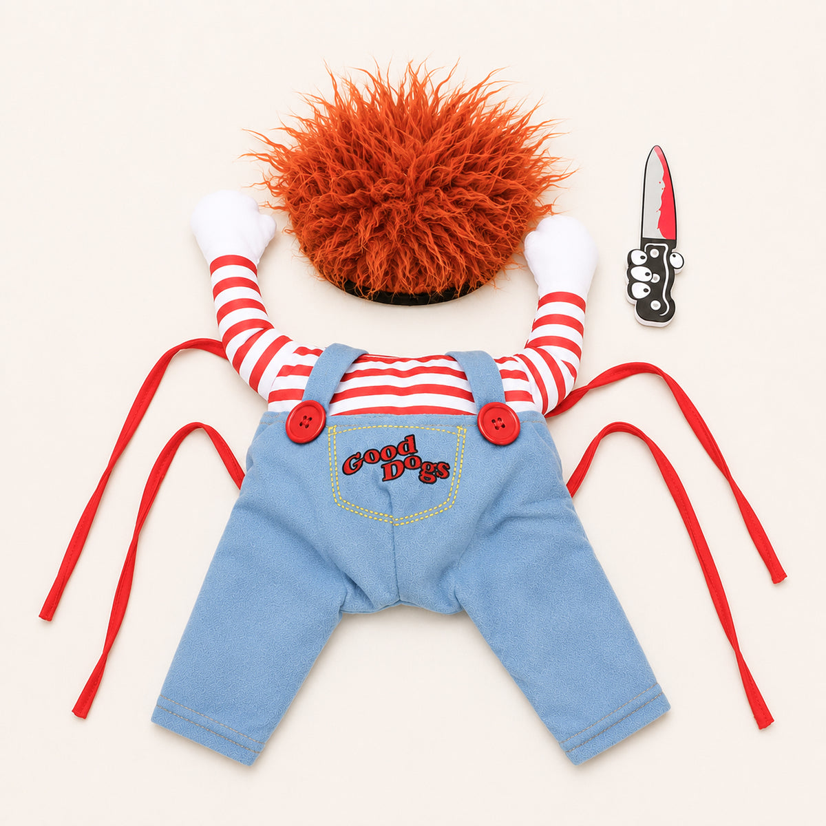 Scary Doll Dog Costume