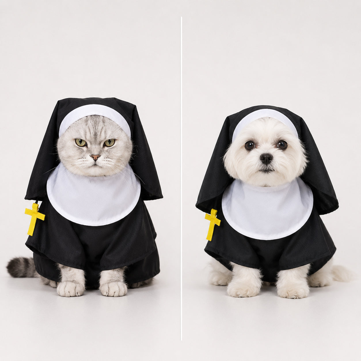 Nun Pet Costume