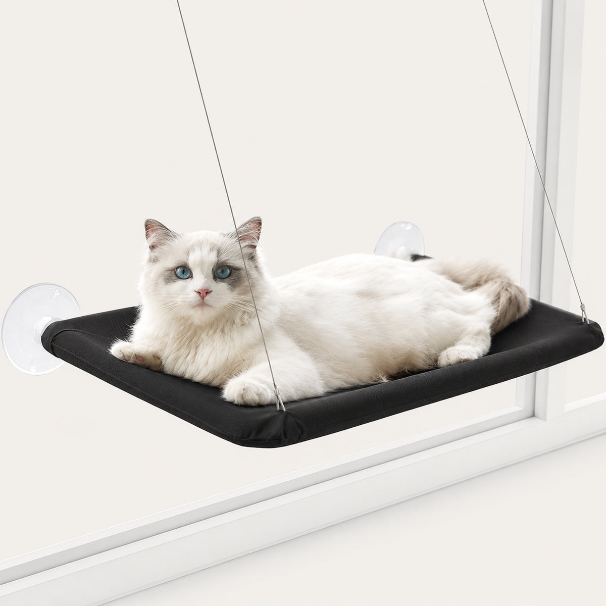 Window-Mounted Cat Hammock