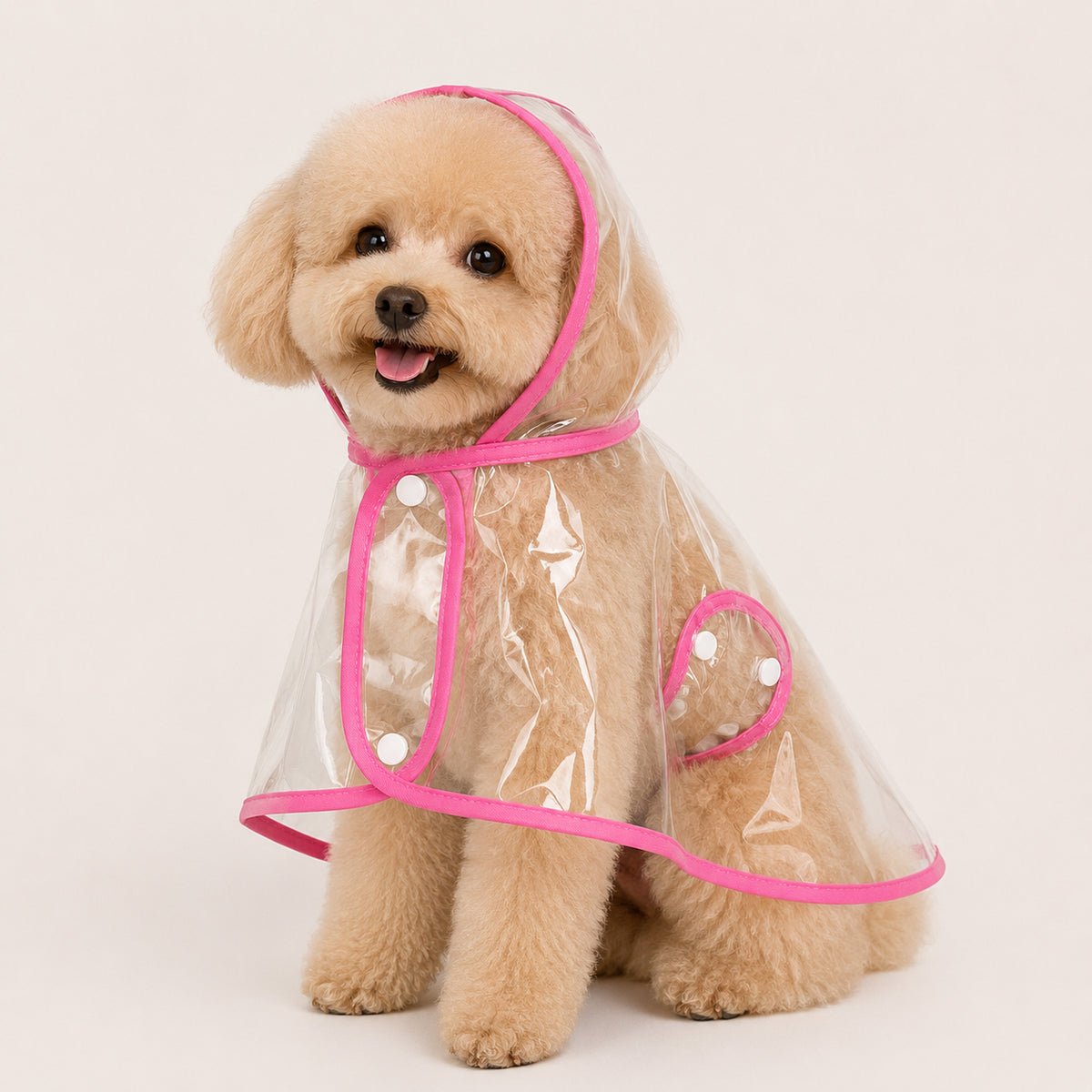Transparent Dog Raincoat